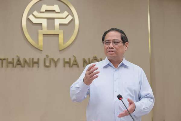 Thủ tướng: Bám sát phương châm 'Tư duy Thủ đô, hành động Hà Nội' để có những giải pháp đột phá