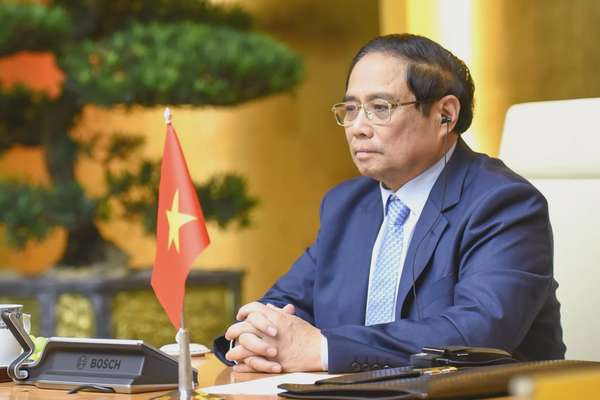 Thủ tướng nhấn mạnh các nước phương Nam cần có một tầm nhìn chung và tư duy, hành động, cách tiếp cận có tính toàn cầu, toàn diện và toàn dân - Ảnh: VGP/Nhật Bắc