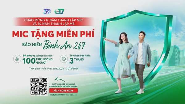 Bảo hiểm Quân đội tặng miễn phí Bảo hiểm Bình An 247, chung tay vì sức khỏe cộng đồng
