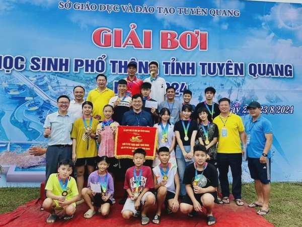 Tuyên Quang: 138 vận động viên tham gia Giải Bơi học sinh phổ thông tỉnh năm 2024