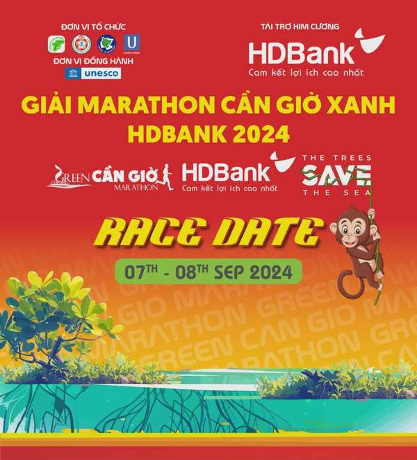 Green Cần Giờ Marathon HDBank 2024 - “Đường đua xanh” của tinh thần ESG  thu hút  hơn 3.000 Runners trong nước và quốc tế tham gia