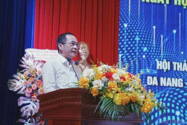 Ông Lê Đức Viên - Giám đốc Sở Khoa học và Công nghệ TP. Đà Nẵng phát biểu tại chương trình