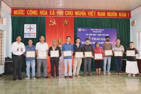 Điện lực Gia Lai công bố 240 hộ đạt danh hiệu 'Hộ gia đình tiết kiệm điện năm 2024'