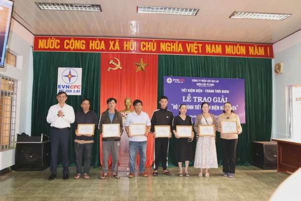 Điện lực Gia Lai công bố 240 hộ đạt danh hiệu 'Hộ gia đình tiết kiệm điện năm 2024'