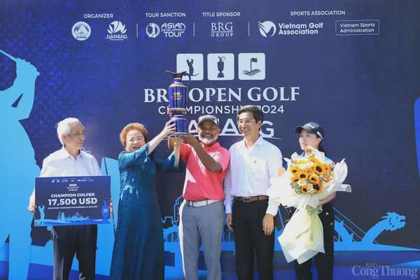 Gôn thủ đến từ Ấn Độ Rahil Gangjee vô địch giải BRG Open Golf Championship Danang 2024