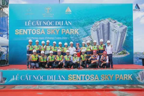 DELTA Group cất nóc dự án Sentosa Sky Park – Dấu mốc vàng của công trình mang chất sống chuẩn Singapore