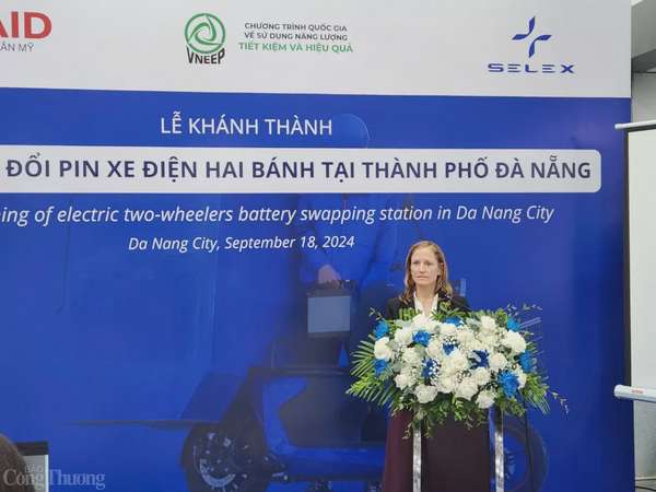 Đà Nẵng:  Khánh thành trạm hoán đổi pin xe điện hai bánh đầu tiên