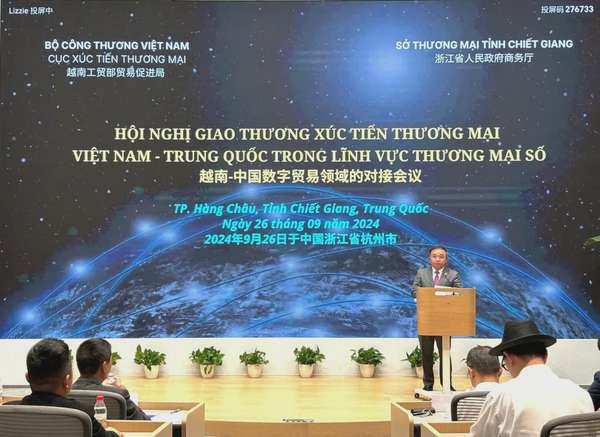 Xúc tiến hợp tác giữa Việt Nam-Trung Quốc trong lĩnh vực thương mại số