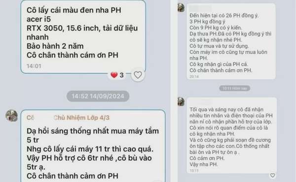 Vụ cô giáo 'dỗi' vì không được mua laptop: Lạm thu nghiêm trọng có thể bị xử lý hình sự?