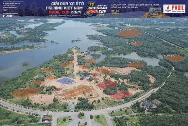 PVOIL VOC 2024 sẽ có 15 đường thi dành cho 4 hạng đấu