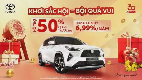 Toyota tung ưu đãi lớn, kỷ niệm 30 năm tại Việt Nam