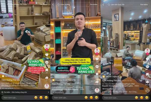 Chàng trai ‘chốt’ 500kg nhang Trầm Hương chỉ trong 90 phút livestream