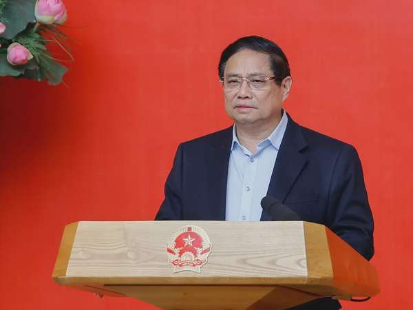 Thủ tướng chủ trì phiên họp thứ tư Tiểu ban Kinh tế - xã hội Đại hội XIV - Ảnh: VGP/Nhật Bắc