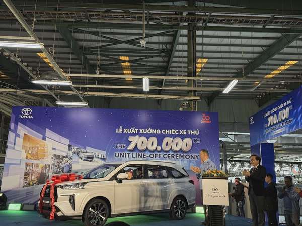 Xuất xưởng chiếc xe thứ 700.000, Toyota đồng hành cùng ngành công nghiệp ô tô Việt Nam