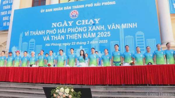 Hơn 10.000 người tham gia Ngày chạy vì Hải Phòng xanh, văn minh và thân thiện năm 2025