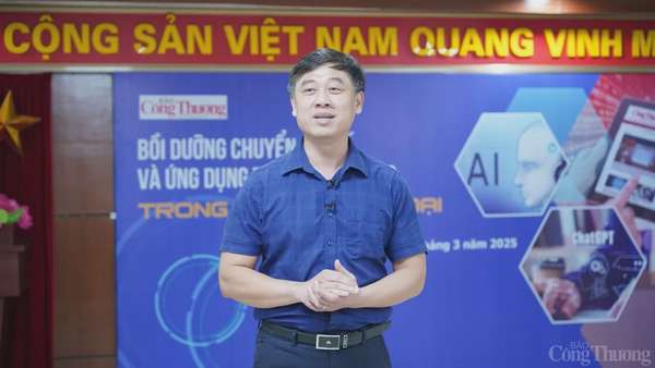 Báo Công Thương tổ chức lớp bồi dưỡng chuyển đổi số và ứng dụng trí tuệ nhân tạo