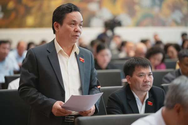 Đại biểu Hoàng Văn Cường - đoàn Hà Nội 