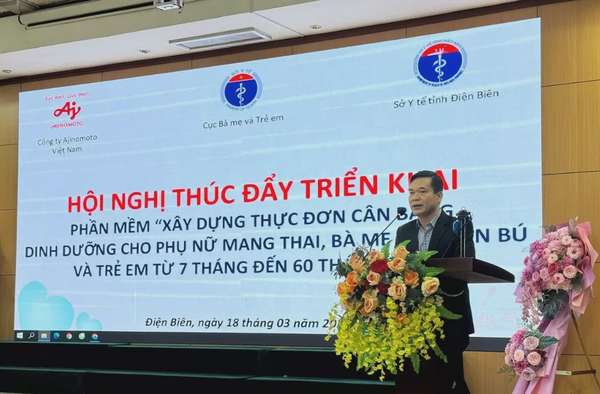 Thúc đẩy triển khai Phần mềm xây dựng thực đơn cho mẹ