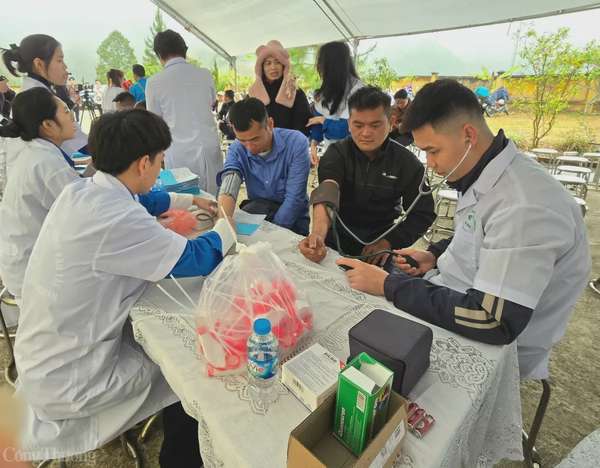 Hòa Bình: Gần 600 người nghèo được khám, cấp thuốc miễn phí