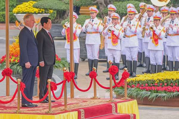 Chủ tịch nước Lương Cường chủ trì lễ đón Nhà vua Bỉ Philippe