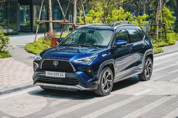 Mấu xe Yaris Cross của Toyota Việt Nam. 