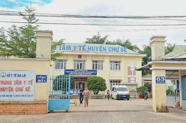 Trung tâm y tế huyện Chư Sê, nơi xảy ra vụ việc