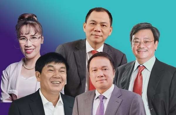 5 đại diện Việt Nam trong danh sách tỷ phú thế giới năm 2025. Ảnh: Internet