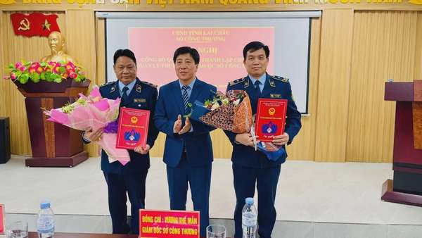 Thành lập Chi cục Quản lý thị trường tỉnh Lai Châu