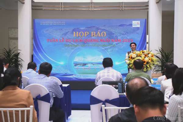 Tỉnh Quảng Ngãi tổ chức họp báo, chính thức công bố chuỗi sự kiện Tuần lễ du lịch tỉnh Quảng Ngãi 2025