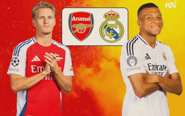 Lịch thi đấu bóng đá ngày 8/4: Arsenal đấu với Real Madrid