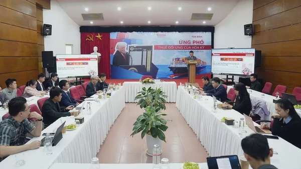Đang diễn ra tọa đàm 'Ứng phó thuế đối ứng của Hoa Kỳ'