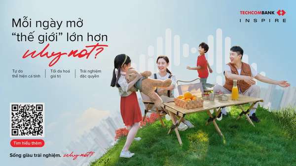 Techcombank ra mắt đặc quyền riêng cho Hội viên Inspire - Gắn kết cùng bạn bè và gia đình