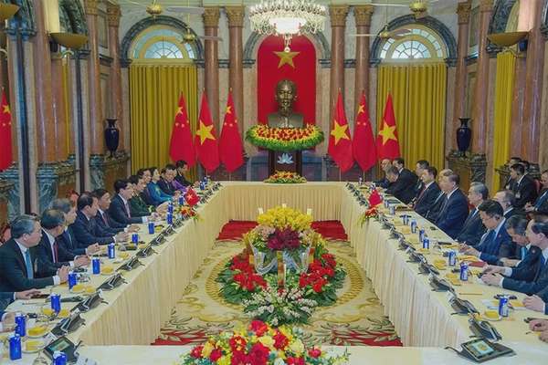 Chủ tịch nước Lương Cường nêu 5 giải pháp lớn vun đắp mối quan hệ Việt - Trung