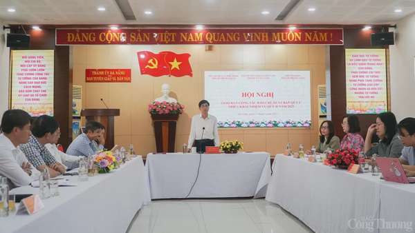 Ban Dân vận và Tuyên giáo Thành ủy Đà Nẵng giao ban báo chí quý I/2025, triển khai nhiệm vụ quý II/2025