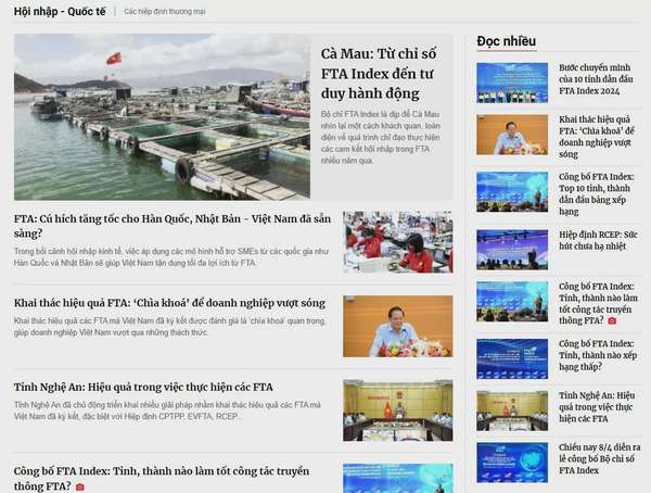 Báo chí giúp doanh nghiệp tiếp cận FTA nhiều nhất