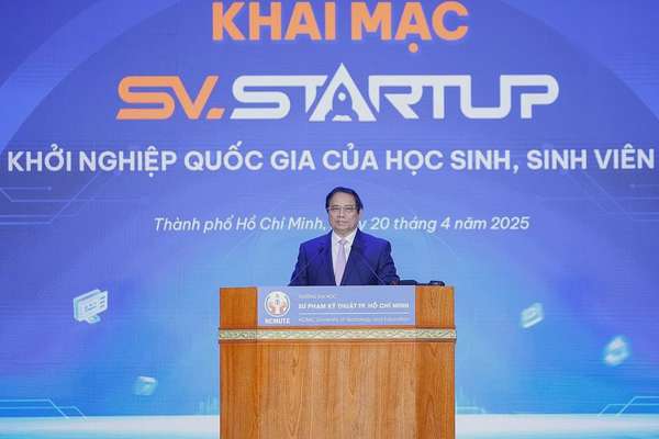 Thủ tướng Phạm Minh Chính: 'Thần tốc táo bạo' để đưa Việt Nam trở thành trung tâm đổi mới sáng tạo - Ảnh: VGP/Nhật Bắc