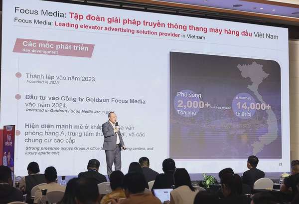 Ông Xiang Song – CEO Focus Media Việt Nam chia sẻ về tương lai của truyền thông thang máy tại Việt Nam