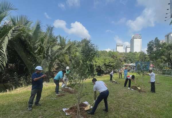 hoạt động trồng cây mang ý nghĩa thiết thực tại Thành phố Hồ Chí Minh và Hải Phòng