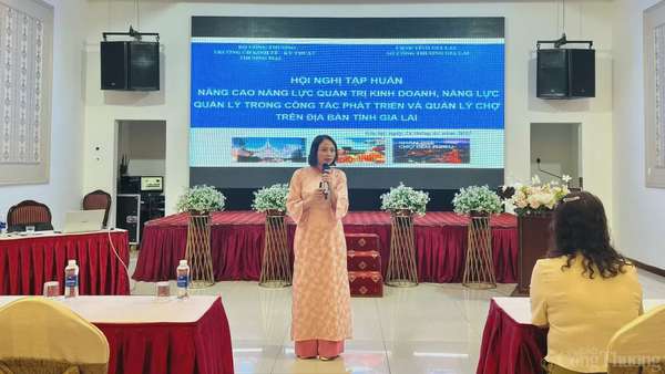 Đào tạo nâng cao năng lực quản lý, phát triển chợ