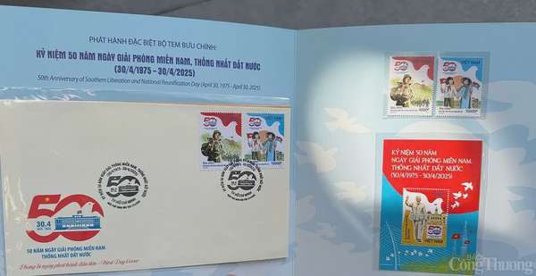 Khai trương Trung tâm báo chí và phát hành bộ tem đặc biệt chào mừng 30/4