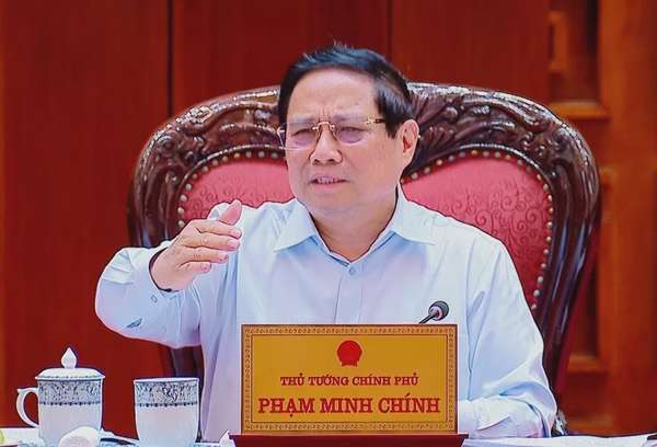 Thủ tướng Phạm Minh Chính chủ trì cuộc họp của Thường trực Chính phủ cho ý kiến về 4 nội dung quan trọng phục vụ kỳ họp thứ 9 Quốc hội khóa XV chuẩn bị khai mạc đầu tháng 5/2025 - Ảnh: VGP/Nhật Bắc