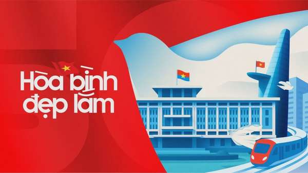'Hòa bình đẹp lắm' phủ sóng mạng xã hội dịp lễ 30/4