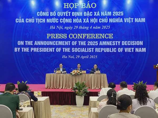 Chủ tịch nước quyết định đặc xá năm 2025 cho 8.055 phạm