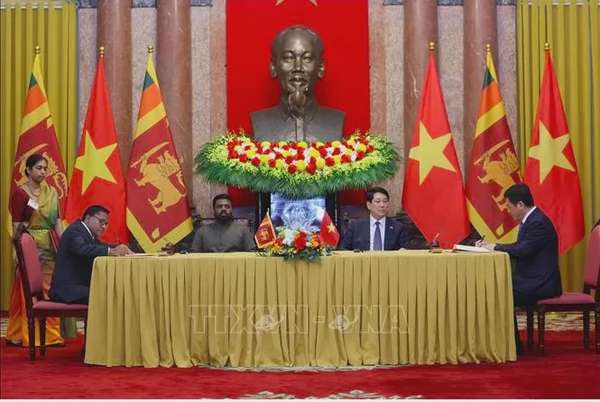 Chủ tịch nước: Việt Nam - Sri Lanka phấn đấu kim ngạch song phương đạt 1 tỷ USD
