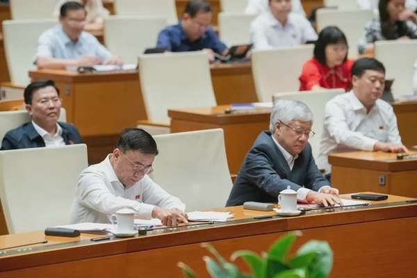 đại biểu Quốc hội tán thành sửa đổi, bổ sung một số điều của Hiến pháp