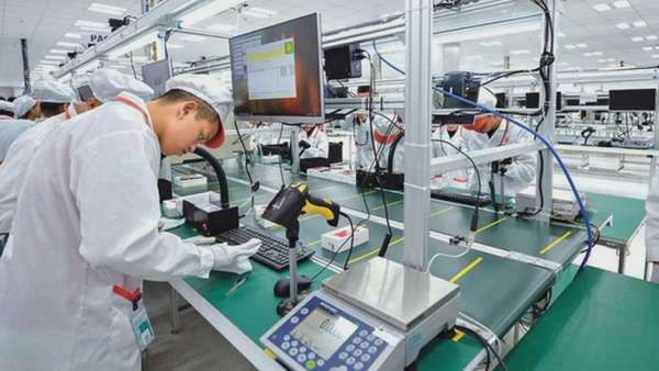 Gần 82% tổng vốn FDI thực hiện thuộc lĩnh vực công nghiệp