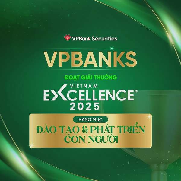 VPBankS được vinh danh tại HR Excellence ® 2025 về đào tạo
