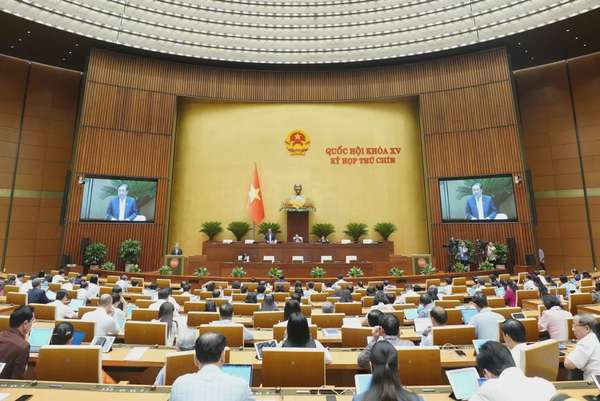 Toàn cảnh phiên họp. Ảnh: VPQH