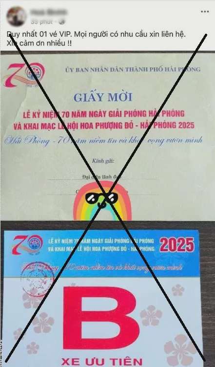 Công an Hải Phòng xử lý vụ rao bán giấy mời