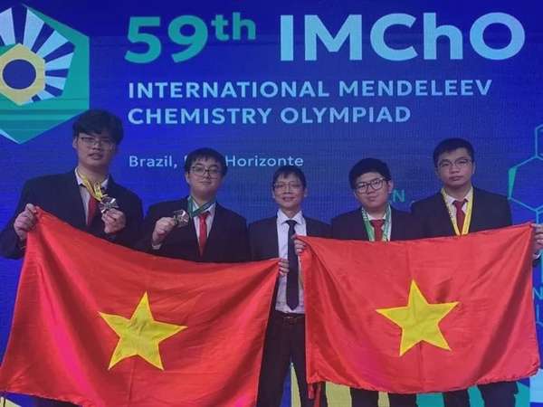 Việt Nam giành 4 huy chương Olympic Hóa học Mendeleev